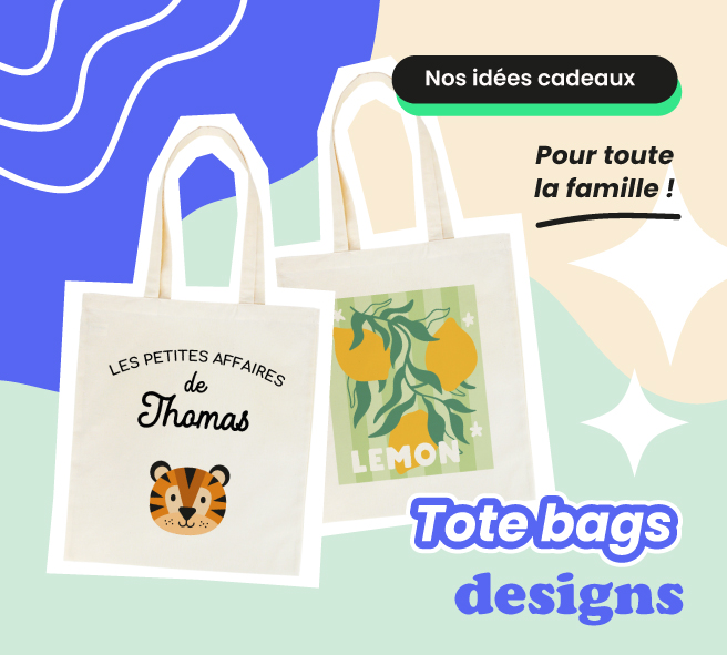 tote bags design personnalisés